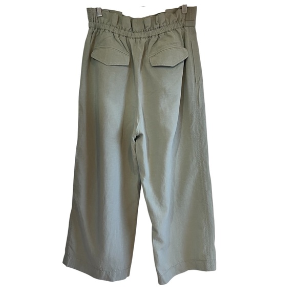 Club Monaco Anreannah Paperbag High Waist Crop Pants size 10 excellent condition - Picture 10 of 15